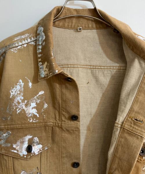 KHOKI（コッキ）KHOKI (コッキ) Silver printed jacket/シルバープリンティッドジャケット ブラウン サイズ:2の古着・服飾アイテム