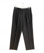 HERMESエルメス）の古着「2タックウールスラックス」｜グレー