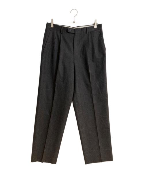 HERMES（エルメス）HERMES (エルメス) 2タックウールスラックス グレー サイズ:52の古着・服飾アイテム