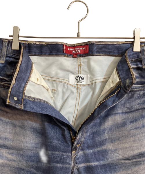 LEVI'S（リーバイス）LEVI'S (リーバイス) eYe JUNYA WATANABE MAN (アイ ジュンヤワタナベマン) BerBerJin (ベンベルジン) 607E ブーツカット デニム転写パンツ ブルー サイズ:Mの古着・服飾アイテム