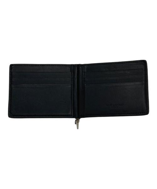 Saint Laurent Paris（サンローランパリ）Saint Laurent Paris (サンローランパリ) ビルクリップウォレット ブラックの古着・服飾アイテム