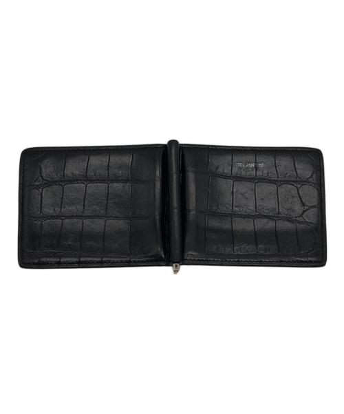 Saint Laurent Paris（サンローランパリ）Saint Laurent Paris (サンローランパリ) ビルクリップウォレット ブラックの古着・服飾アイテム