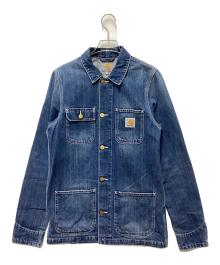CarHartt（カーハート）の古着「デニムカバーオール」｜ブルー