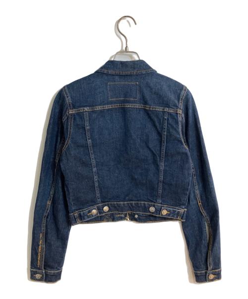 DIESEL（ディーゼル）DIESEL (ディーゼル) クロップド丈デニムジャケット ネイビー サイズ:XSの古着・服飾アイテム