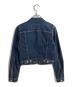 DIESEL (ディーゼル) クロップド丈デニムジャケット ネイビー サイズ:XS：10000円