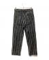HOMME PLISSE ISSEY MIYAKE (オム プリッセ イッセイ ミヤケ) ストライプデニムパンツ ブラック サイズ:1：15000円