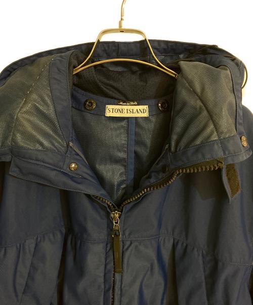 STONE ISLAND（ストーンアイランド）STONE ISLAND (ストーンアイランド) 97AW アーカイブナイロンジャケット ブルー サイズ:Mの古着・服飾アイテム