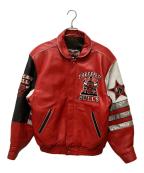 JEFF HAMILTONジェフハミルトン）の古着「CHICAGO BULLS 3PEAT JACKET」｜レッド