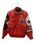 JEFF HAMILTON（ジェフハミルトン）の古着「CHICAGO BULLS 3PEAT JACKET」｜レッド