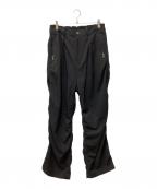 UNDERCOVERアンダーカバー）の古着「Black Twill Elastic Waistband Pants」｜ブラック