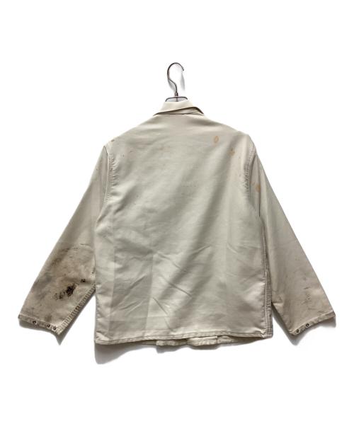 MaRQUARDT SCHULZ（マーカート シュルツ）MaRQUARDT SCHULZ (マーカート シュルツ) モールスキンジャケット アイボリー サイズ:54の古着・服飾アイテム