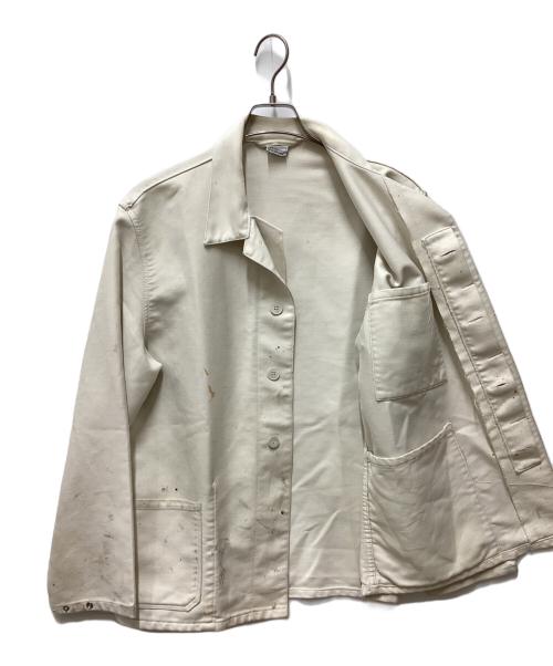 MaRQUARDT SCHULZ（マーカート シュルツ）MaRQUARDT SCHULZ (マーカート シュルツ) モールスキンジャケット アイボリー サイズ:54の古着・服飾アイテム