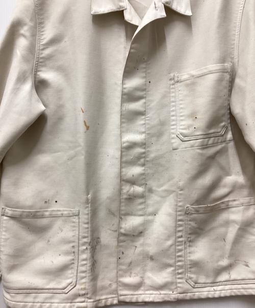 MaRQUARDT SCHULZ（マーカート シュルツ）MaRQUARDT SCHULZ (マーカート シュルツ) モールスキンジャケット アイボリー サイズ:54の古着・服飾アイテム