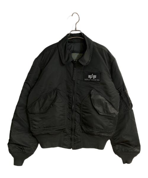 ALPHA INDUSTRIES INC（アルファインダストーリーズ）ALPHA INDUSTRIES INC (アルファインダストーリーズ) CWU-45/P フライトジャケット グリーン サイズ:LARGEの古着・服飾アイテム