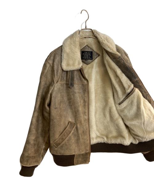 HOUSTON（ヒューストン）HOUSTON (ヒューストン) B-6フライトジャケット グレー サイズ:40の古着・服飾アイテム