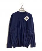 IM MENアイム メン）の古着「26AW RIPPLE KNIT」｜ブルー