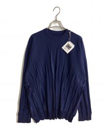 IM MEN（アイム メン）の古着「26AW RIPPLE KNIT」｜ブルー