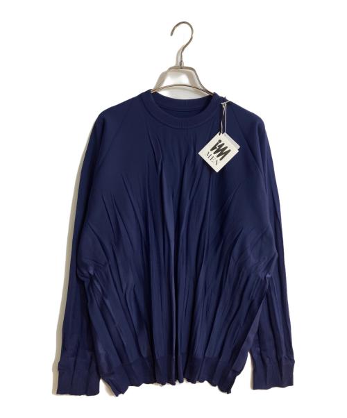 IM MEN（アイム メン）IM MEN (アイム メン) 26AW RIPPLE KNIT ブルー サイズ:3の古着・服飾アイテム