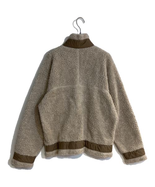 UNFIL（アンフィル）unfil (アンフィル) wool pile boa fleece full zip jacket/ウールパイルボアフリースフルジップジャケット ベージュ サイズ:3の古着・服飾アイテム