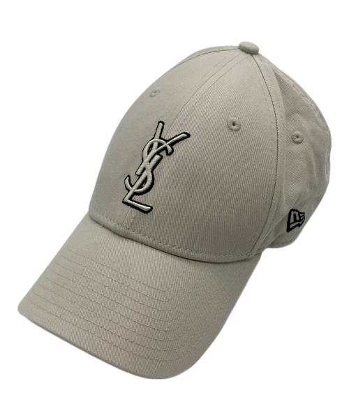 New Era（ニューエラ）New Era (ニューエラ) Yves Saint Laurent (イヴサンローラン) YSL モノグラム キャップ グレーの古着・服飾アイテム