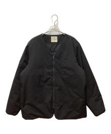 Snow peak×green label relaxing（スノーピーク×グリーンレーベルリラクシング）の古着「インシュレイティドカーディガン」｜ブラック