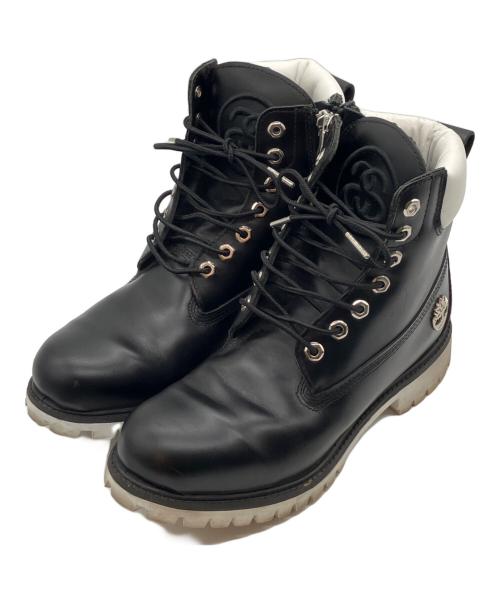 Timberland（ティンバーランド）Timberland (ティンバーランド) stussy (ステューシー) 6INCH PREMIUM BOOTS ブラック サイズ:26.5cmの古着・服飾アイテム