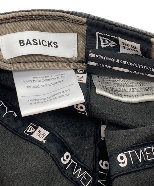 New Era（ニューエラ）New Era (ニューエラ) BASICKS (ベイシックス) ダメージ加工キャップ ブラックの古着・服飾アイテム
