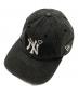 New Era（ニューエラ）の古着「ダメージ加工キャップ」｜ブラック