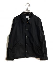SOPH.（ソフ）の古着「LIGHT MELTON WOOL COACH JACKET」｜ブラック