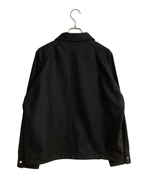 SOPH.（ソフ）SOPH. (ソフ) LIGHT MELTON WOOL COACH JACKET ブラック サイズ:1 未使用品の古着・服飾アイテム