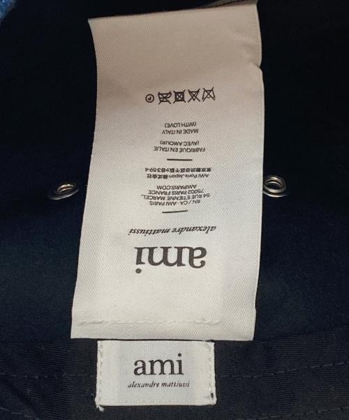 AMI PARIS（アミ パリス）AMI PARIS (アミ パリス) EMBROIDERY CAP/エンブロイダリー キャップ ブルーの古着・服飾アイテム