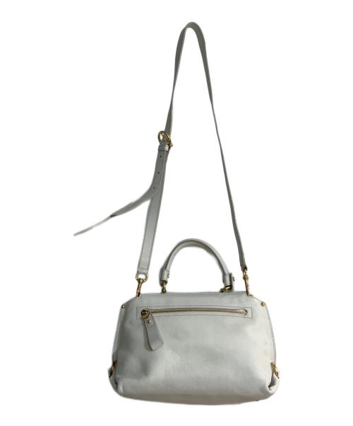 Salvatore Ferragamo（サルヴァトーレ フェラガモ）Salvatore Ferragamo (サルヴァトーレ フェラガモ) 2WAYバッグ ホワイトの古着・服飾アイテム