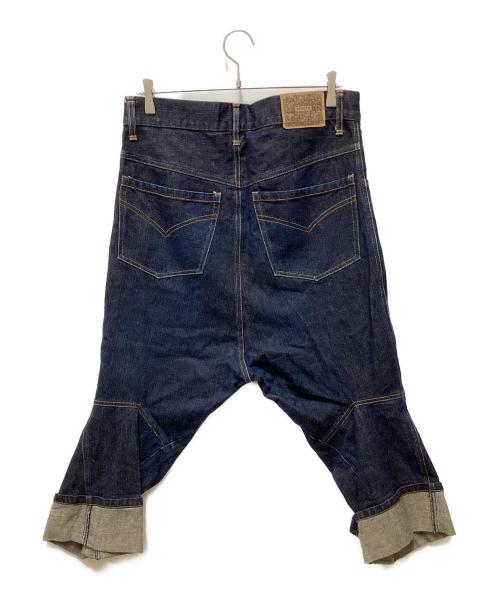NEMETH（ネメス）NEMETH (ネメス) アーカイブ立体裁断サルエルデニムパンツ インディゴ サイズ:Mの古着・服飾アイテム