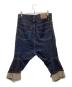 NEMETH (ネメス) アーカイブ立体裁断サルエルデニムパンツ インディゴ サイズ:M：13000円