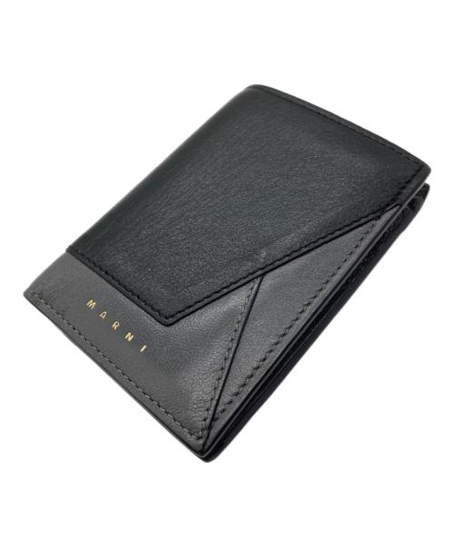 MARNI（マルニ）MARNI (マルニ) Bi-Fold Wallet/バイフォールド ウォレット ブラックの古着・服飾アイテム