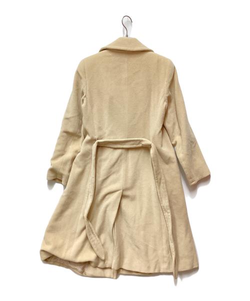 MaxMara（マックスマーラ）MaxMara (マックスマーラ) アンゴラブレンドウールコート ベージュ サイズ:42の古着・服飾アイテム