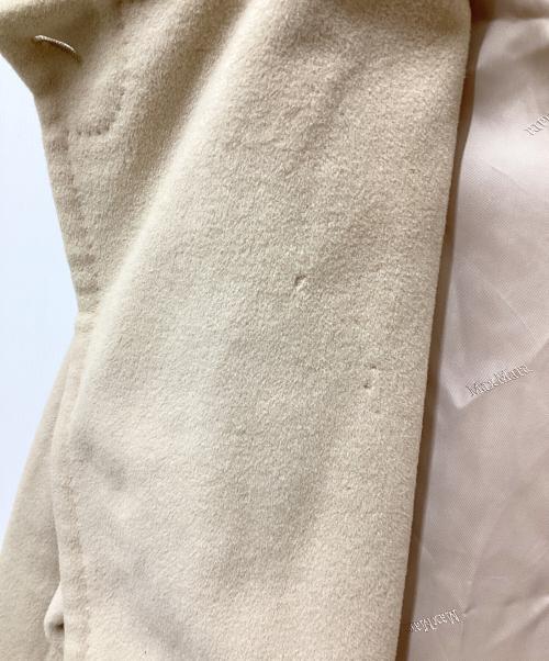 MaxMara（マックスマーラ）MaxMara (マックスマーラ) アンゴラブレンドウールコート ベージュ サイズ:42の古着・服飾アイテム