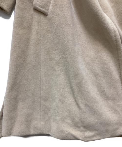 MaxMara（マックスマーラ）MaxMara (マックスマーラ) アンゴラブレンドウールコート ベージュ サイズ:42の古着・服飾アイテム