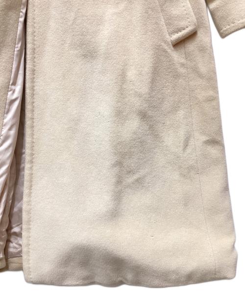 MaxMara（マックスマーラ）MaxMara (マックスマーラ) アンゴラブレンドウールコート ベージュ サイズ:42の古着・服飾アイテム