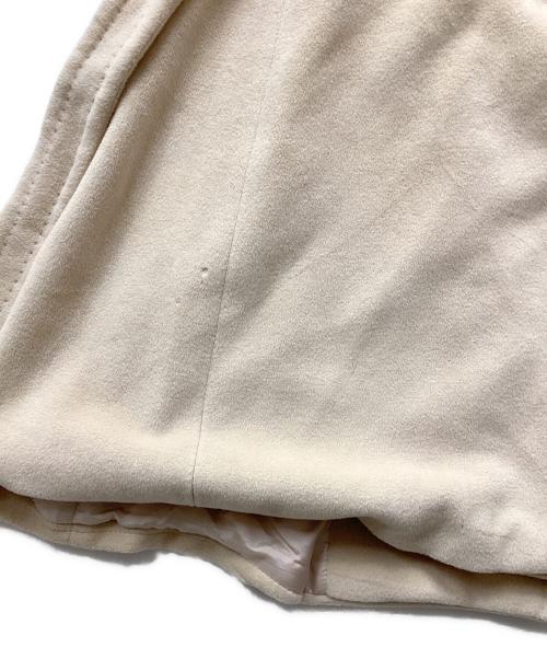 MaxMara（マックスマーラ）MaxMara (マックスマーラ) アンゴラブレンドウールコート ベージュ サイズ:42の古着・服飾アイテム