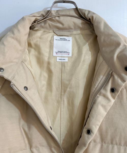 VISVIM（ビズビム）VISVIM (ビズビム) 24SS ULMER Down Jacket/ウルマーダウンジャケット ベージュ サイズ:5の古着・服飾アイテム