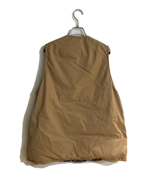 VISVIM（ビズビム）VISVIM (ビズビム) KORA DOWN VEST ベージュ×ブルー サイズ:2の古着・服飾アイテム