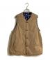VISVIM（ビズビム）の古着「KORA DOWN VEST」｜ベージュ×ブルー