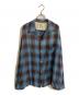SAINT MICHAEL（セントマイケル）の古着「26SS RAYON SHIRT/CHECK/レーヨンシャツチェック」｜ブルー