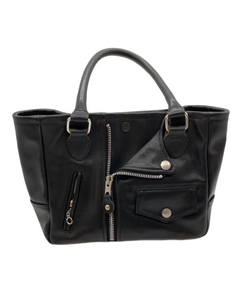 Schott（ショット）Schott (ショット) MINI RIDERS TOTE BAG/ミニライダーストートバッグ ブラックの古着・服飾アイテム