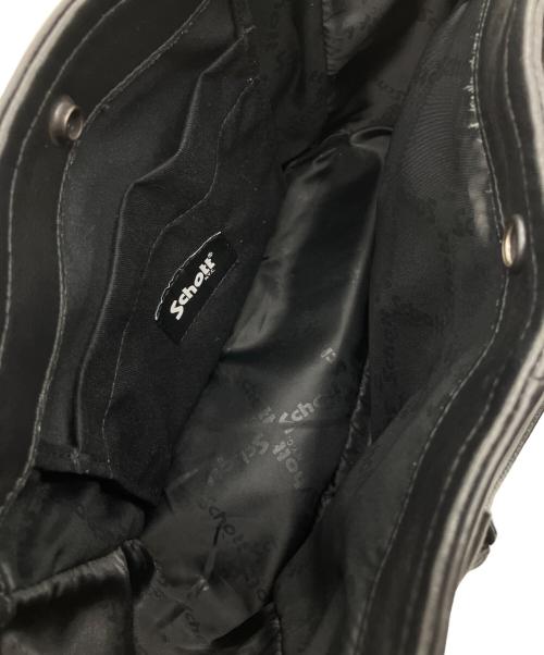 Schott（ショット）Schott (ショット) MINI RIDERS TOTE BAG/ミニライダーストートバッグ ブラックの古着・服飾アイテム