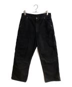 orSlowオアスロウ）の古着「DAD'S Fit Oxford Painter Pants/ダッズフィットオックスフォードペインターパンツ」｜ブラック