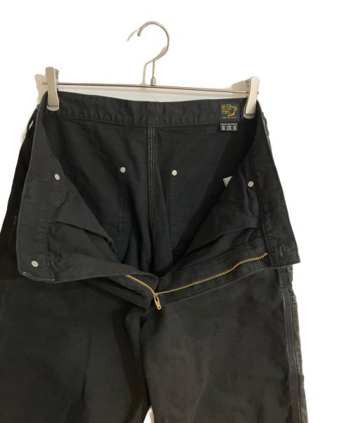 orSlow（オアスロウ）orSlow (オアスロウ) DAD'S Fit Oxford Painter Pants/ダッズフィットオックスフォードペインターパンツ ブラック サイズ:Ｌの古着・服飾アイテム