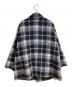 23区 (ニジュウサンク) アルパカシャギーチェックコート ブルー サイズ:48(17REG)：18000円