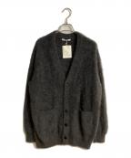 SLOANE×International Galleryスローン×インターナショナルギャラリー）の古着「ファー カシミヤ カーディガン」｜グレー